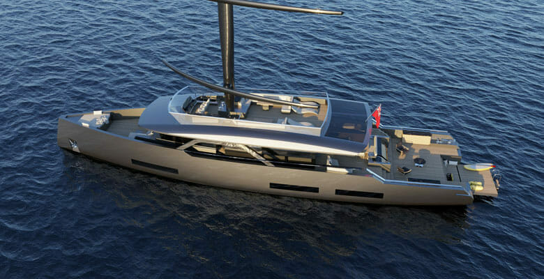 Концепт яхты Dixon Yacht Design Mini Juno