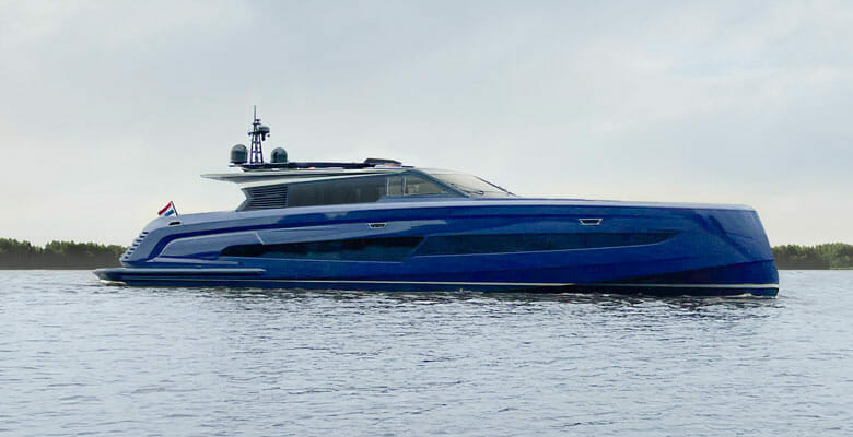 спуск на воду яхты Vanquish Yachts VQ115