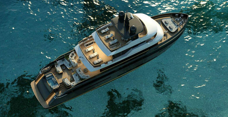 Антенна для яхты Benetti B.Yond Limited Edition