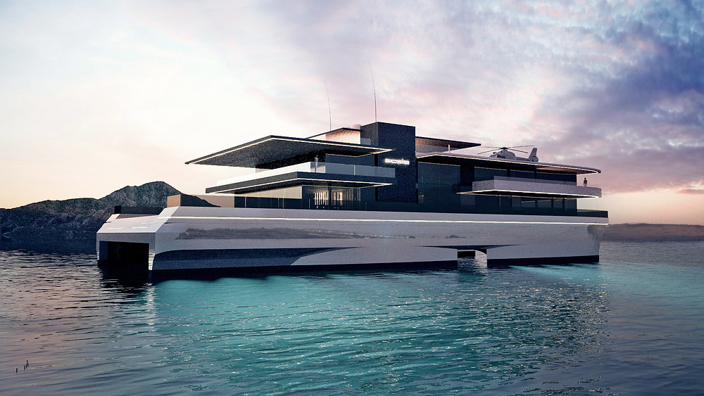 FOCUS YACHT DESIGN ПРЕДСТАВЛЯЕТ СУПЕРЯХТУ SCALLA OCEAN VILLA