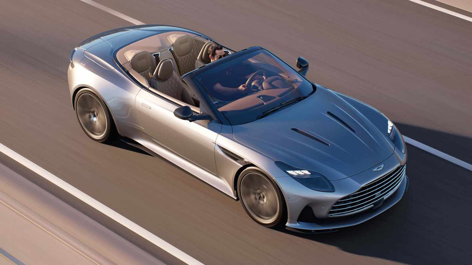 Суперроскошный гранд-турист Aston Martin DB12 идет топлесс с новым Volante, который должен быть представлен на выставке The Quail.