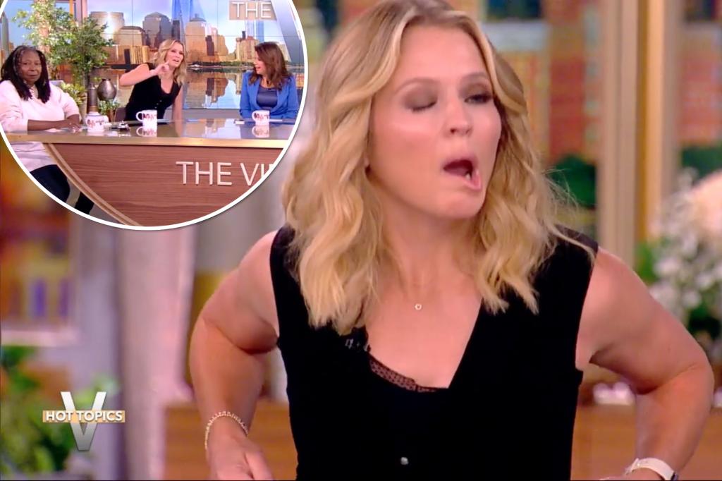 Сара Хейнс пытается превратиться в пенис в прямом эфире шоу «The View»