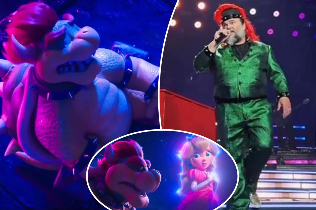 Джек Блэк удивил публику Jonas Brothers песней из фильма «Super Mario Bros. Movie»