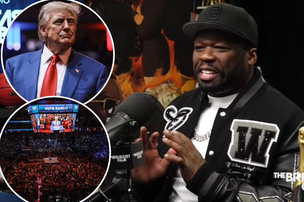 50 Cent отказался от 3 миллионов долларов за выступление на митинге Трампа MSG